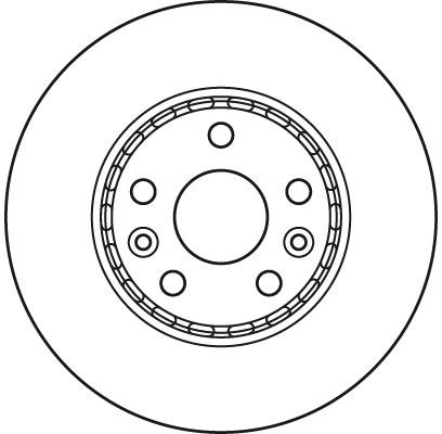 Disco de freno TRW DF6110 280mm 24mm