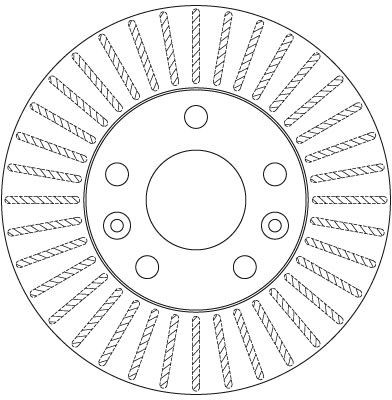 Disco de freno TRW DF6200 269mm 68mm