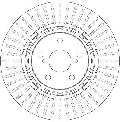 Disco de freno TRW DF6265 328mm 62mm