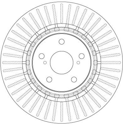 Disco de freno TRW DF6265 328mm 62mm