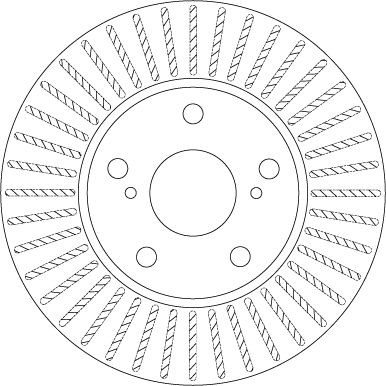 Disco de freno TRW DF6679 277mm 62mm
