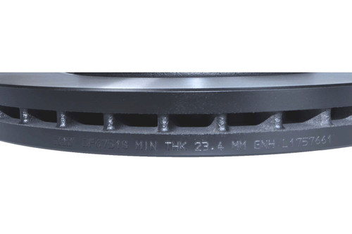Disco de freno TRW DF6751S 296mm 68mm