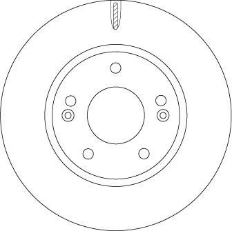Disco de freno TRW DF6936 280mm 69mm