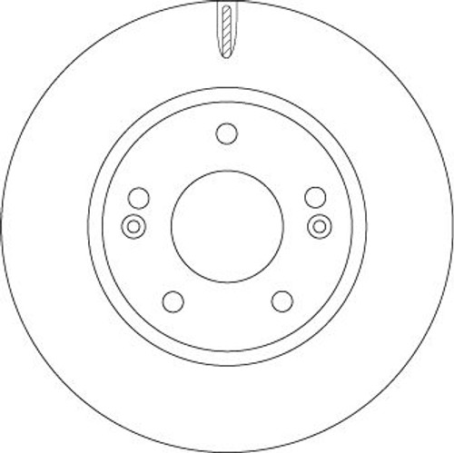 Disco de freno TRW DF6936 280mm 69mm
