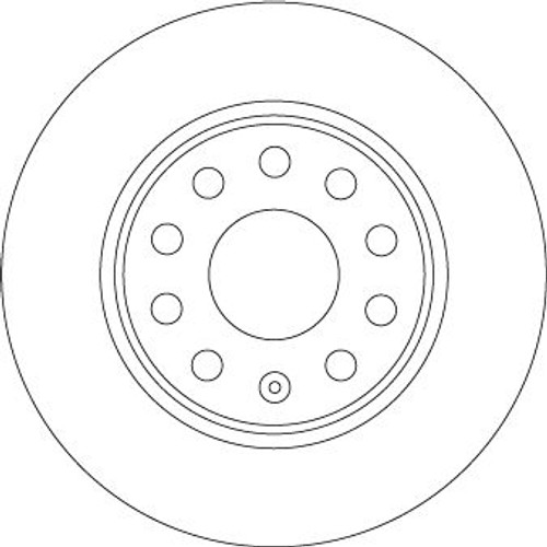 Disco de freno TRW DF6952 272mm 10mm
