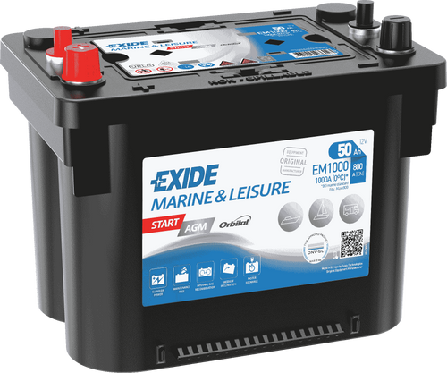 Batería de arranque TUDOR EM1000 12V 50Ah