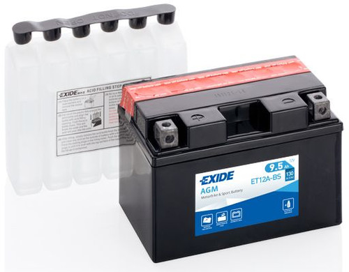 Batería de arranque TUDOR ET12A-BS 12V 10Ah
