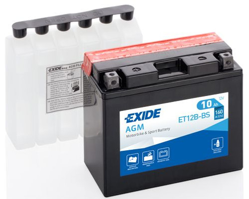 Batería de arranque TUDOR ET12B-BS 12V 10Ah