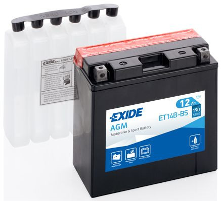Batería de arranque TUDOR ET14B-BS 12V 12Ah