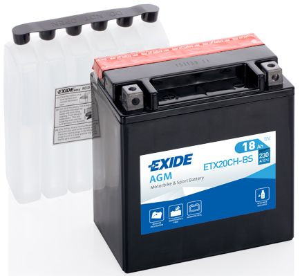 Batería de arranque TUDOR ETX20CH-BS 12V 18Ah