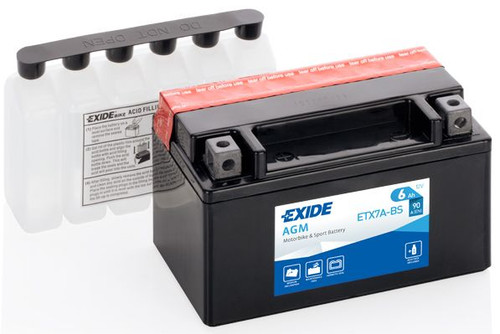 Batería de arranque TUDOR ETX7A-BS 12V 6Ah