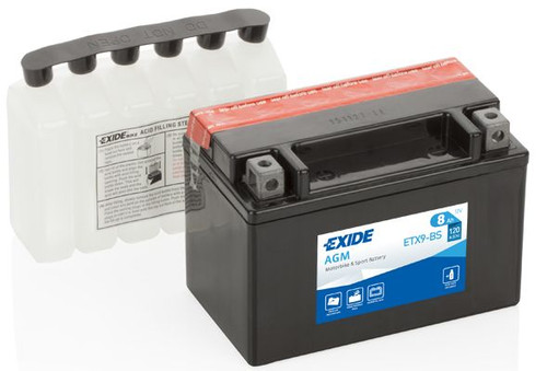 Batería de arranque TUDOR ETX9-BS 12V 8Ah