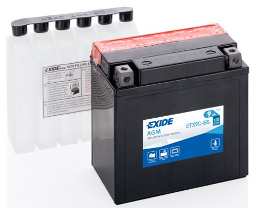 Batería de arranque TUDOR ETX9C-BS 12V 9Ah