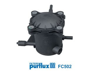 Caja, filtro de combustible PURFLUX FC502 108mm 80mm