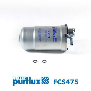 Filtro combustible PURFLUX FCS475 202mm 80mm
