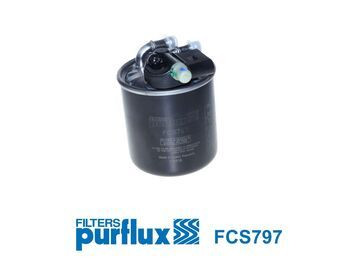 Filtro combustible PURFLUX FCS797 124mm 86mm