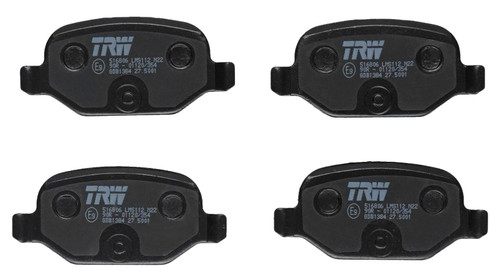 Juego de pastillas de freno TRW GDB1384 43,9mm 95,8mm