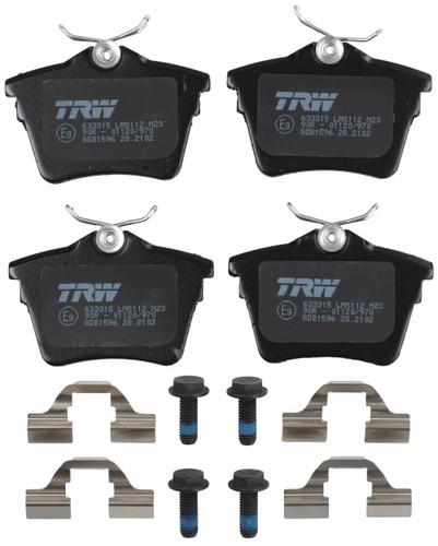 Juego de pastillas de freno TRW GDB1596 86,2mm 57mm