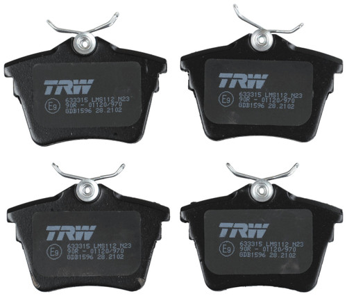 Juego de pastillas de freno TRW GDB1596 86,2mm 57mm