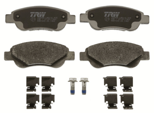 Juego de pastillas de freno TRW GDB1633 123mm 47mm