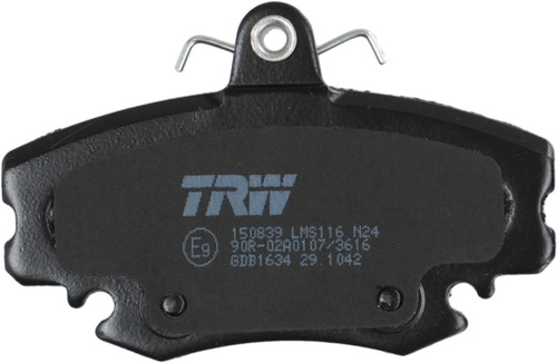 Juego de pastillas de freno TRW GDB1634 99,9mm 64,8mm
