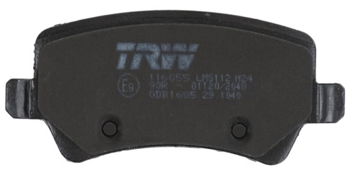 Juego de pastillas de freno TRW GDB1685 106,2mm 48,6mm