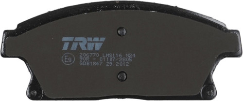 Juego de pastillas de freno TRW GDB1847 148mm 61,2mm