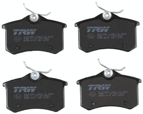 Juego de pastillas de freno TRW GDB1973 87mm 52,9mm