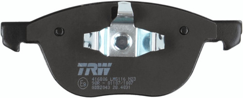 Juego de pastillas de freno TRW GDB2043 155,2mm 67mm