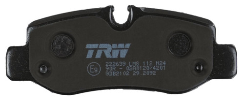 Juego de pastillas de freno TRW GDB2102 118,6mm 46,7mm