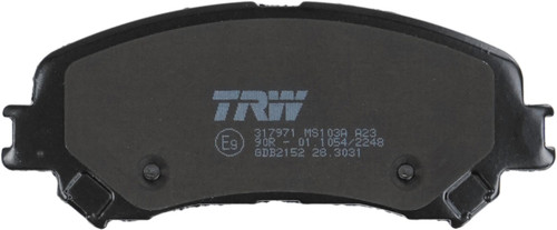 Juego de pastillas de freno TRW GDB2152 142mm 58,7mm