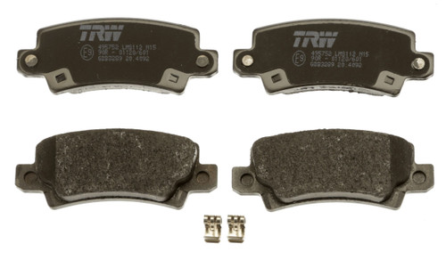 Juego de pastillas de freno TRW GDB3289 95,7mm 38mm