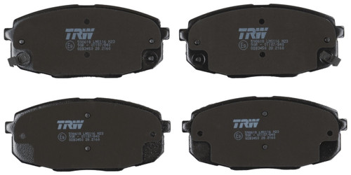 Juego de pastillas de freno TRW GDB3450 130mm 58mm