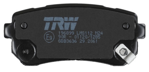 Juego de pastillas de freno TRW GDB3636 93,1mm 37,7mm