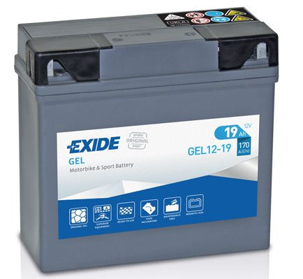Batería de arranque TUDOR GEL12-19 12V 19Ah