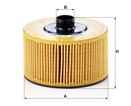 Filtro de aceite MANN-FILTER HU 10 002 z 64mm 21mm