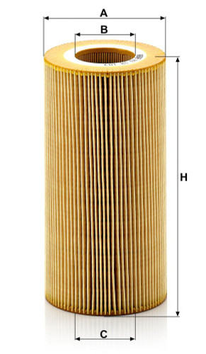 Filtro de aceite MANN-FILTER HU 12 103 x 220mm 56mm