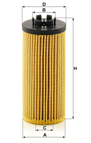 Filtro de aceite MANN-FILTER HU 6012 z KIT 124mm 30mm