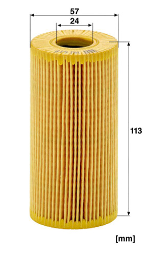 Filtro de aceite MANN-FILTER HU 618 y 113mm 24mm