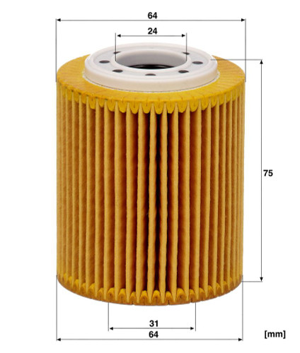 Filtro de aceite MANN-FILTER HU 7032 z 75mm 24mm