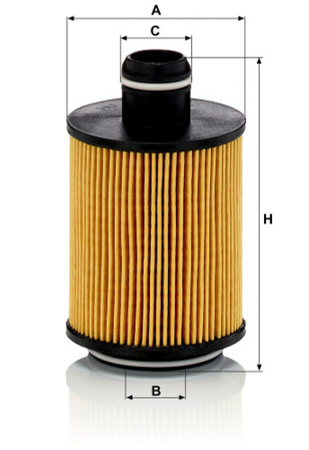 Filtro de aceite MANN-FILTER HU 712/11 x 105mm 64mm
