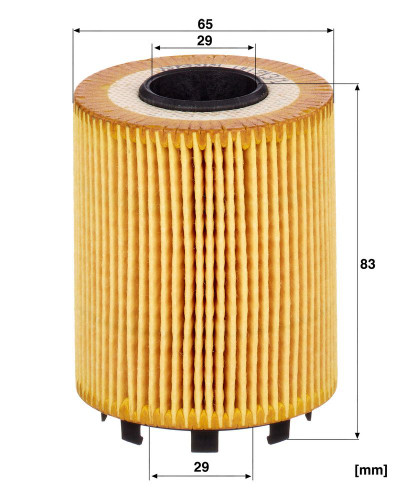 Filtro de aceite MANN-FILTER HU 713/1 x 83mm 29mm
