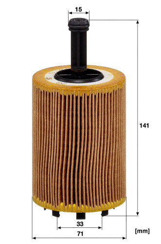 Filtro de aceite MANN-FILTER HU 719/7 x 141mm 33mm