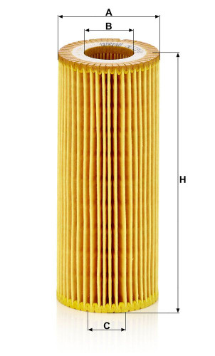 Filtro de aceite MANN-FILTER HU 721/4 x 153mm 31mm