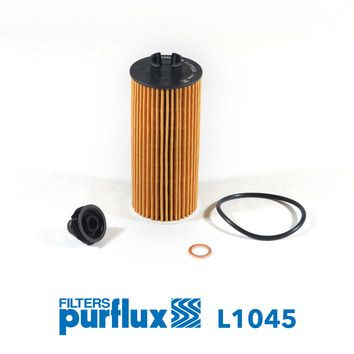 Filtro de aceite PURFLUX L1045 125mm 53mm