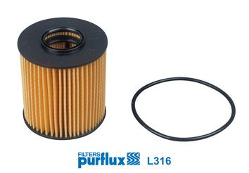 Filtro de aceite PURFLUX L316 79mm 73mm
