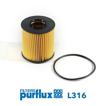 Filtro de aceite PURFLUX L316 79mm 73mm