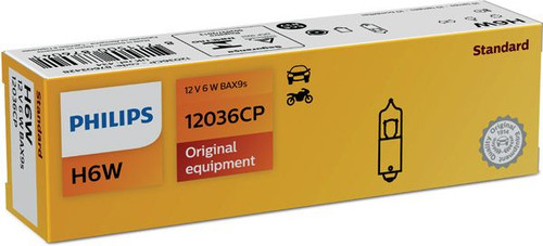 Lámpara PHILIPS 12036CP 12V 6W
