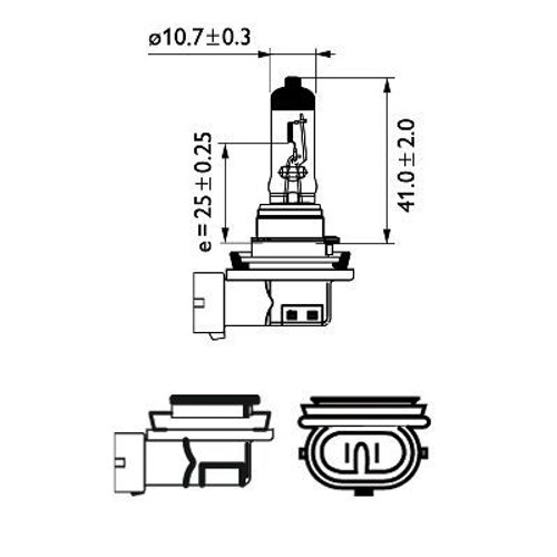 Lámpara PHILIPS 12360WVUB1 12V 35W