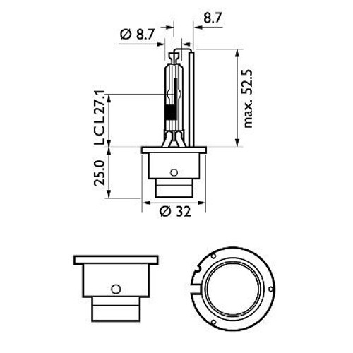 Lámpara PHILIPS 85126VIC1 85V 35W